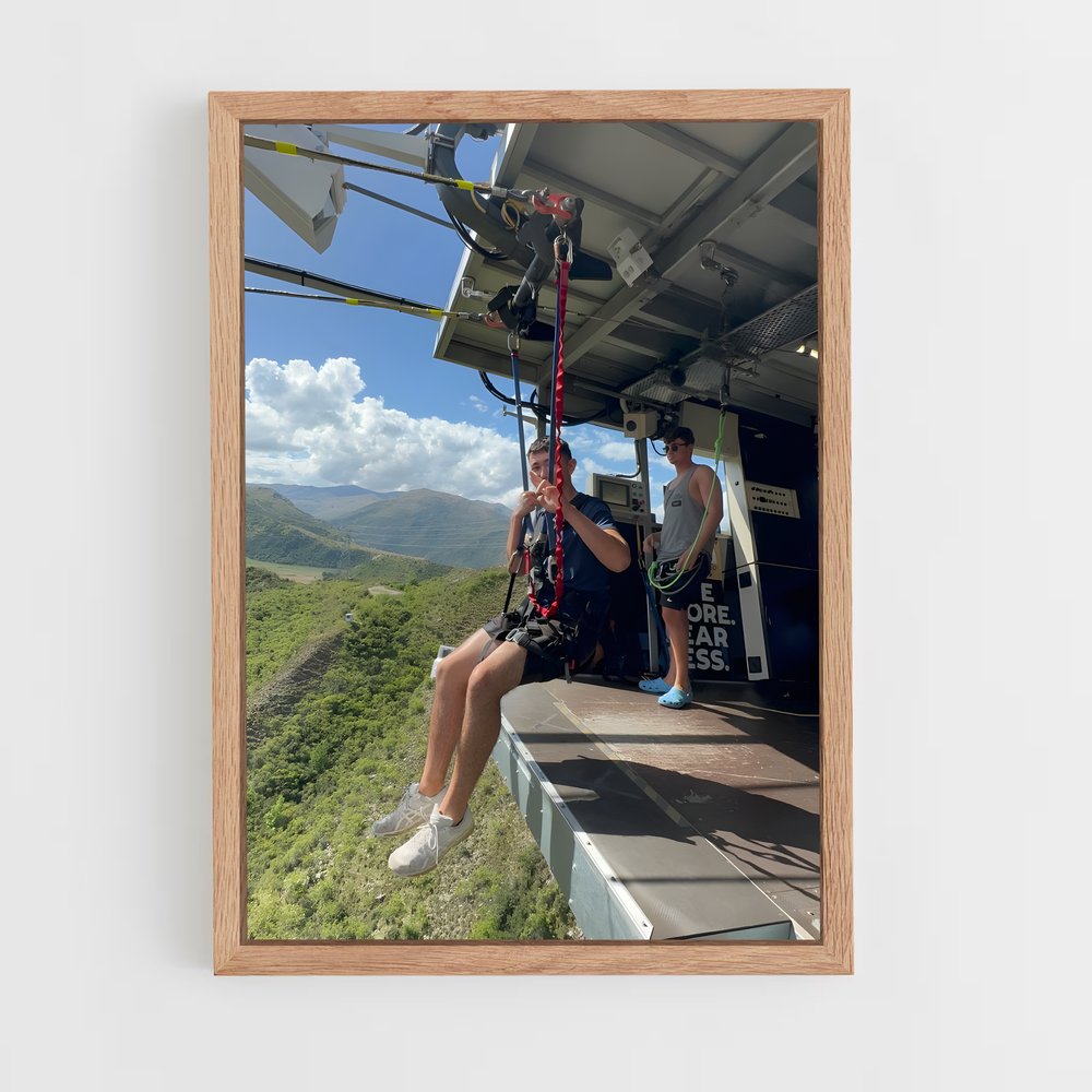 Poster Clic Éclair – affiche Saut à l’élastique (vue 4)